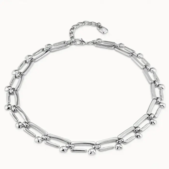 Collier personnalisé en forme d'ongle en argent