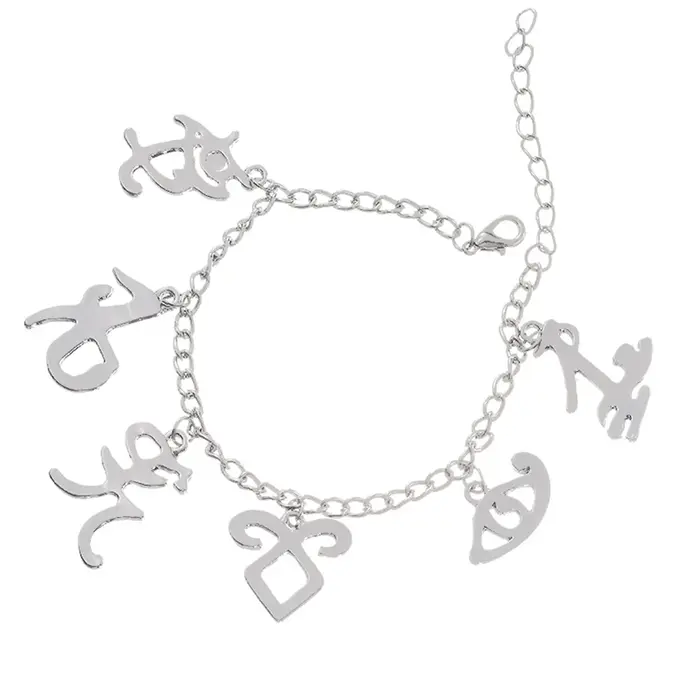 Bracelet The Mortal Instruments City of Bones inspiré des symboles de rune de puissance d'ange