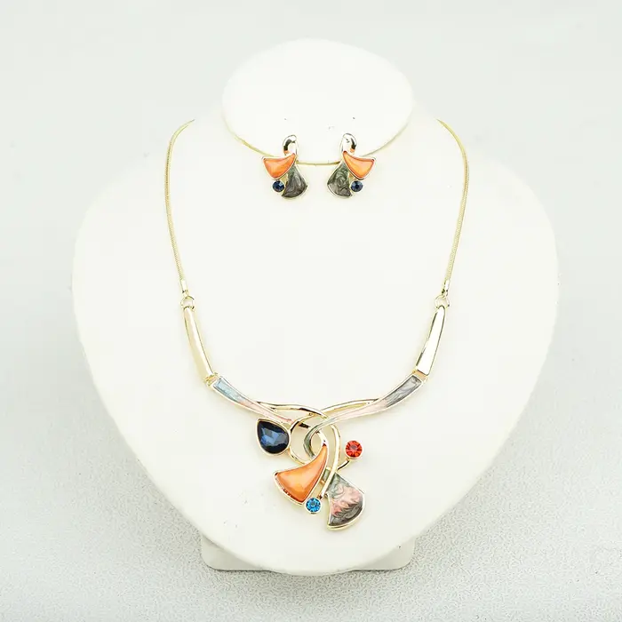 ICEYY – ensemble collier et boucles d'oreilles en cristal de luxe pour femmes, ensemble de bijoux, a