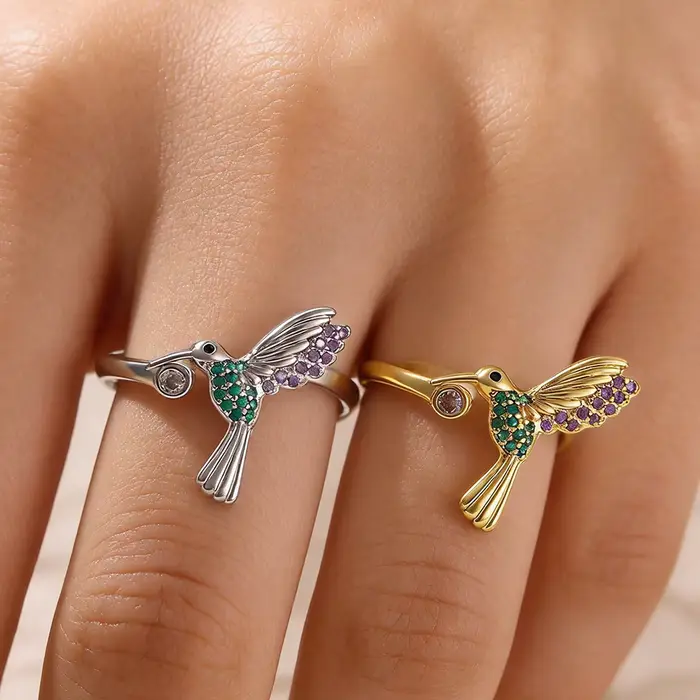 Bagues élégantes Colibris pour Femmes