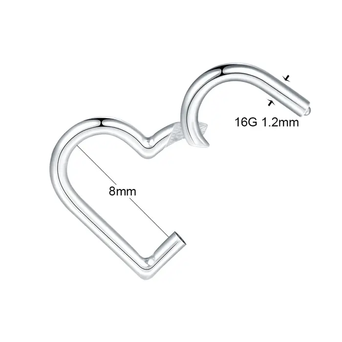 Boucles d'Oreilles en Acier