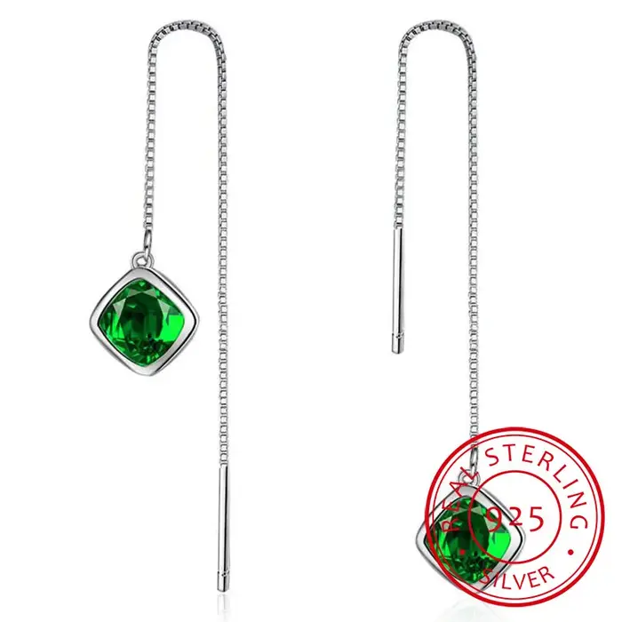 Boucles d'oreilles à géométrie élégante