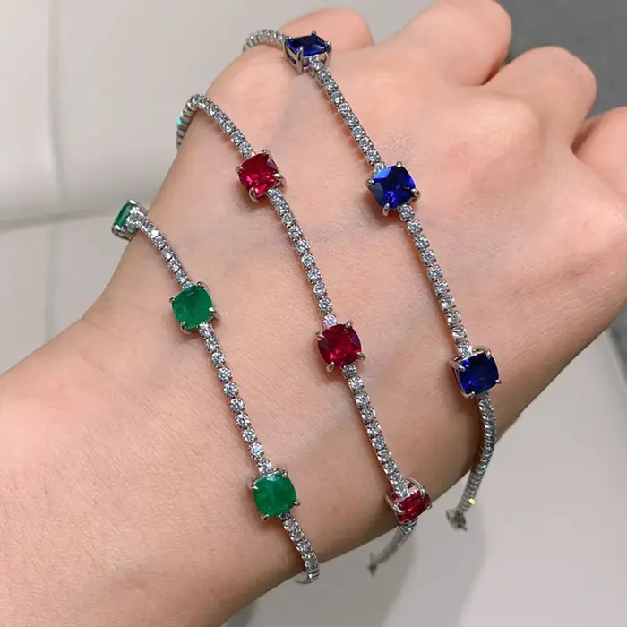 KNRIcalls-Bracelet en Pierre Précieuse Créée pour Femme
