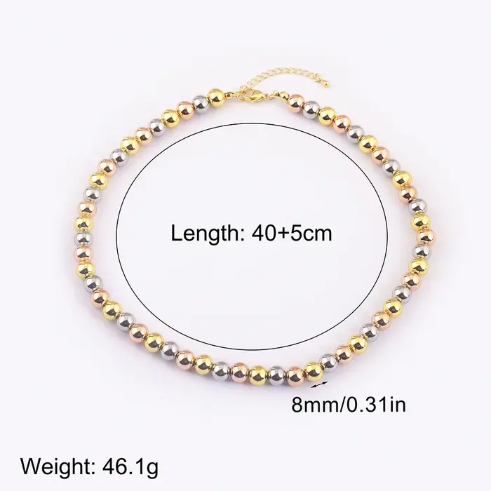Nidin – collier de perles colorées pour femmes