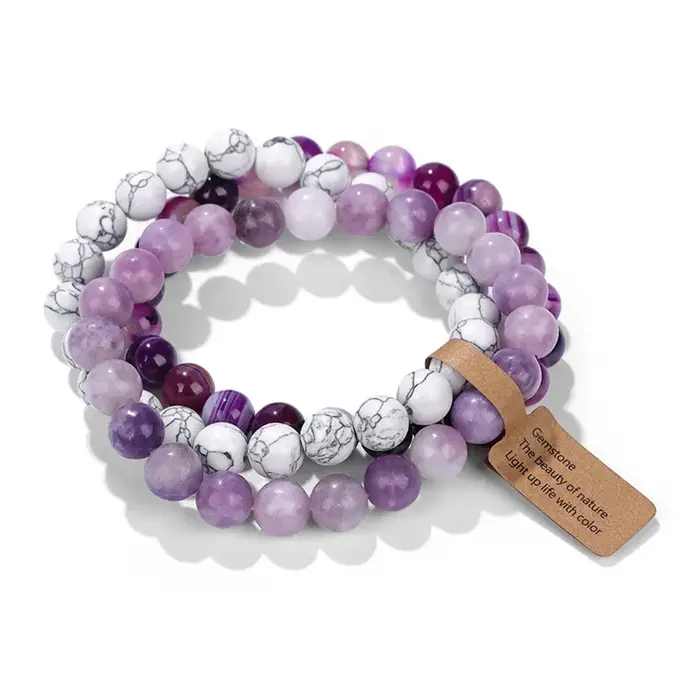 Bracelet semi-précieux pour femmes