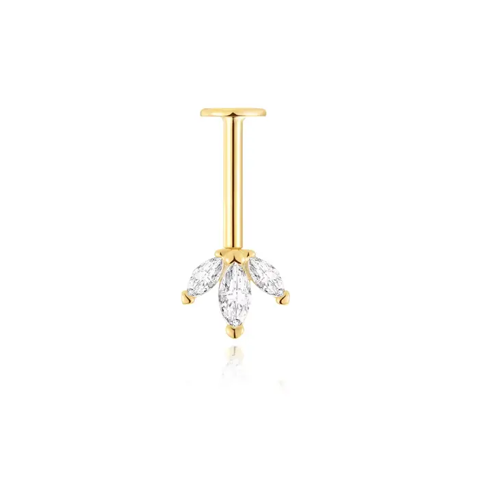 BoCabo-Boucles d'oreilles en argent regardé S925 avec empereur pour femme, bijoux piercing oeil de c