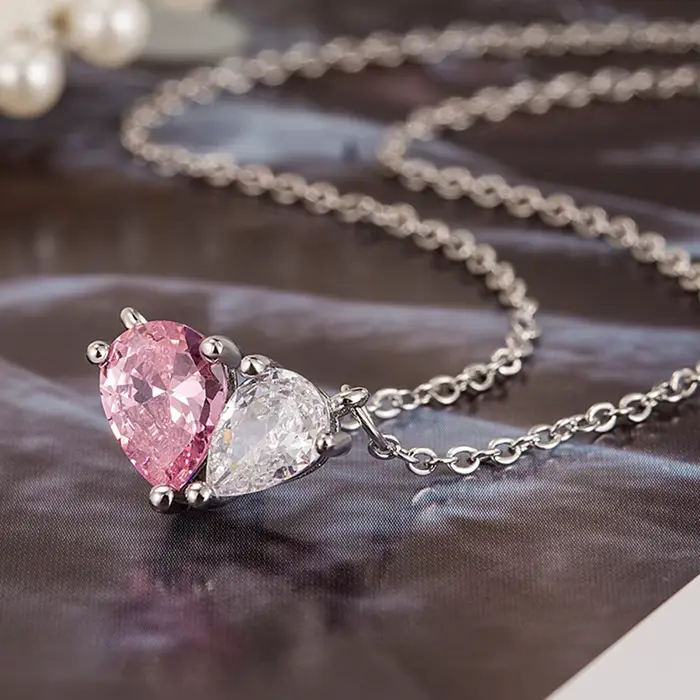 Ensemble de bijoux en argent regardé 925 pour femme