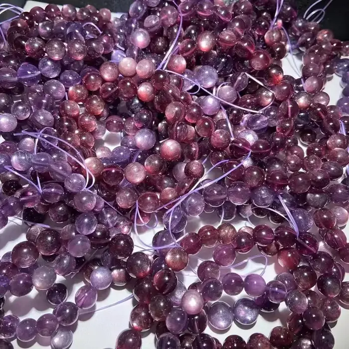 Meihan – Bracelet en Lepidolite violette naturelle