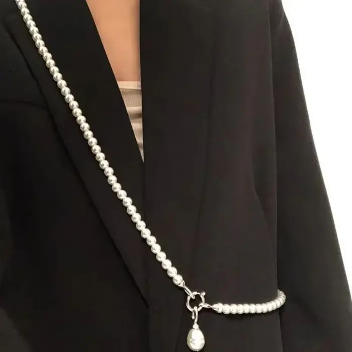 Collier Long en Perles pour Femme