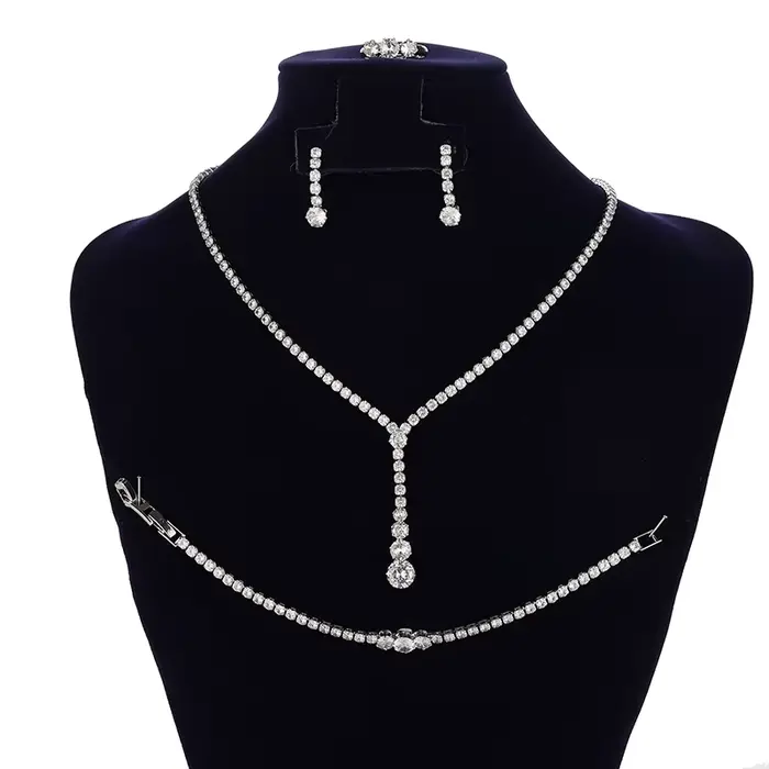 HADIYANA-Diadèmes et Couronne pour Femme, Ensembles de Bijoux Attrayants et Impressifs pour Patients de Mariage, Accessoires de Cadeaux Romantiques, BN9095