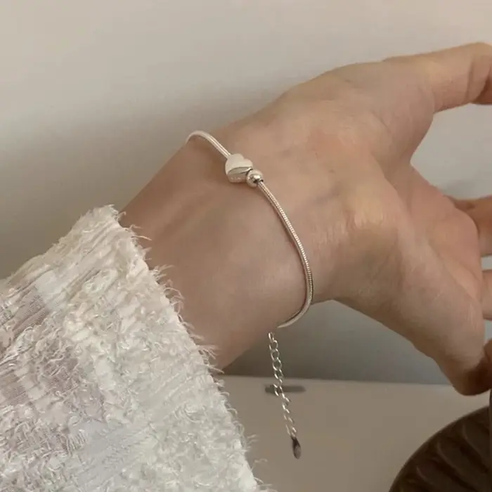 Bracelet d'amour en argent Sterling 925