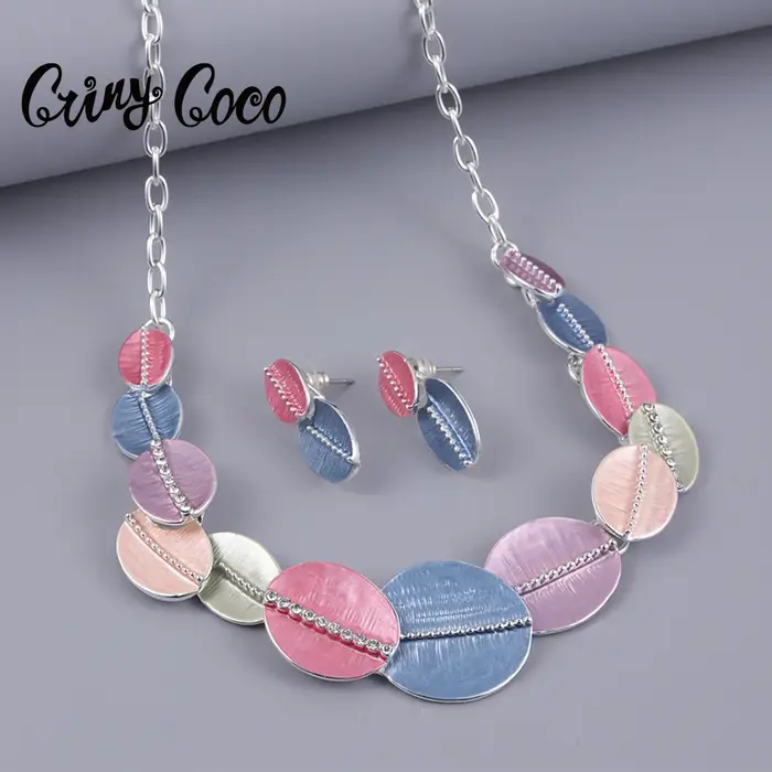Cring Coco-Collier ras du cou en émail pour femme