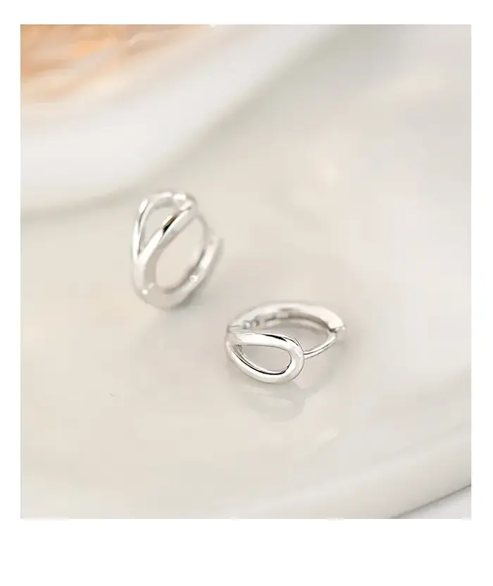 Boucles d'oreilles goutte d'eau en argent regardé 925 pour femme, bijoux fantaisie, cadeau