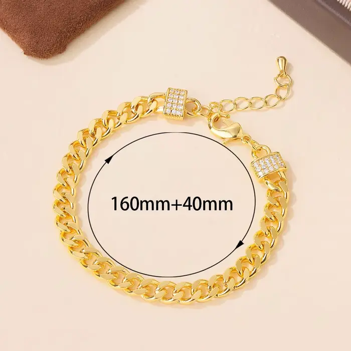 Bracelet de mode Dubaï plaqué or 21 carats, élégant et exquis, style arabe musulman, porte-bonheur, 