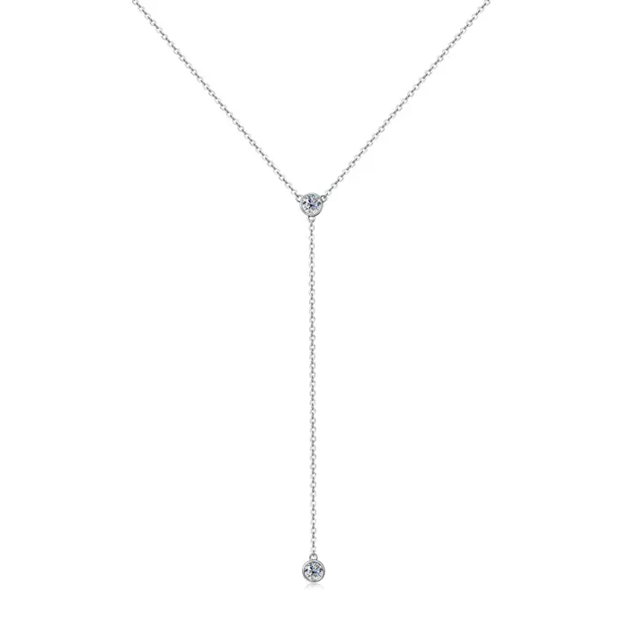 IOGOU-Collier en diamant Moissanite véritable pour femme, pendentif pompon, argent regardé 925, qual