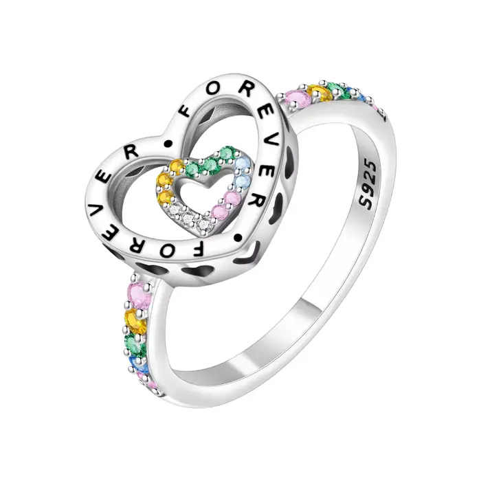 MISEFF – bague en argent Sterling S925, originale, multi-tailles, polyvalente, à la mode, amour éter