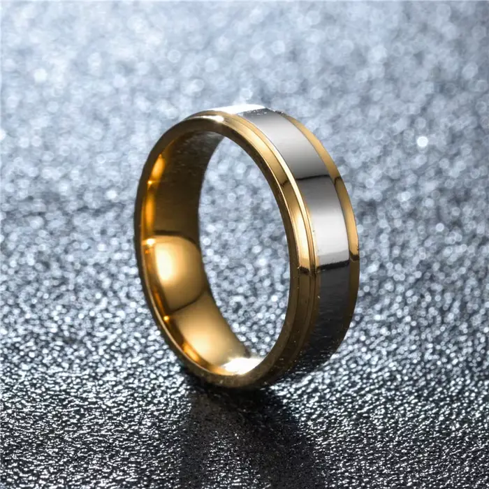 Ensemble de bagues de Couple assorties en acier inoxydable, bandes de fiançailles de mariage, cadeau romantique de saint-valentin pour lui et pour elle, 2025