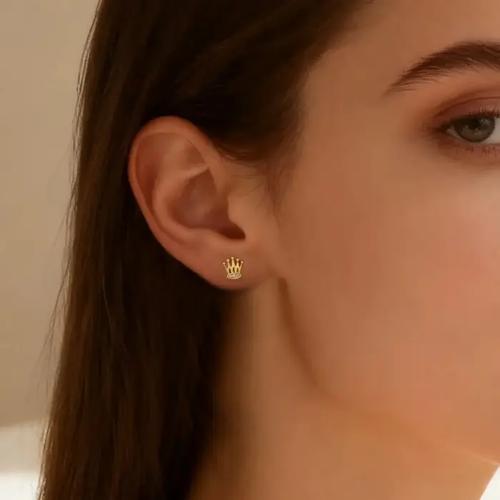 SUNSLL – boucles d'oreilles plaquées or