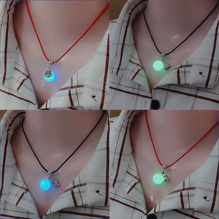 Bracelet pour femme avec breloque gemme lumineuse