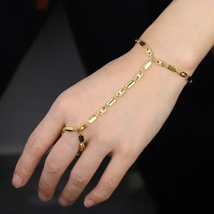 Nouveau Collier Ras du Cou en Y avec Breloques Géométriques Rectangulaires Bling Micro-Pavé CZ