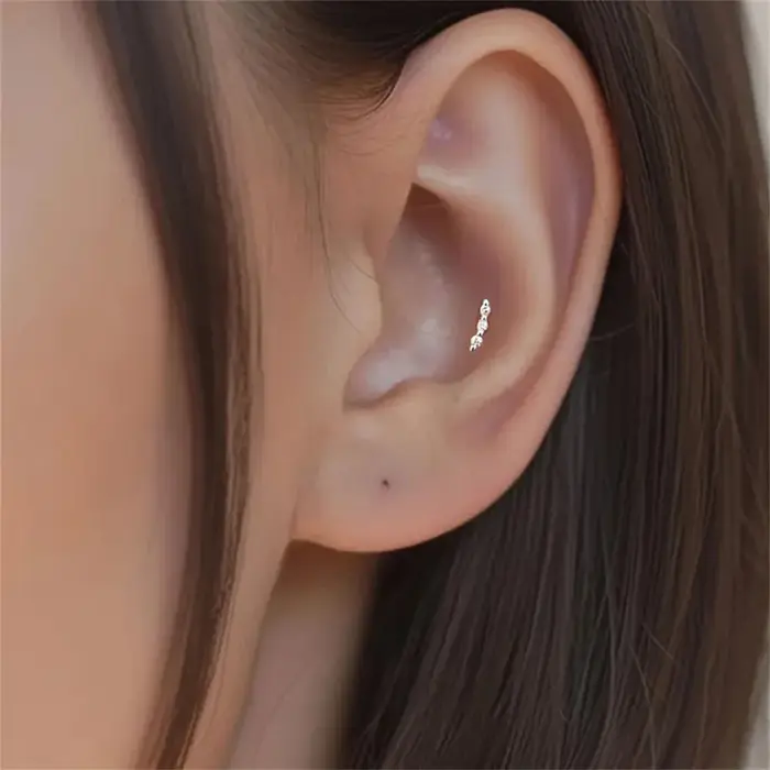 Boucles d'oreilles ROXI élégantes pour femme en argent 925