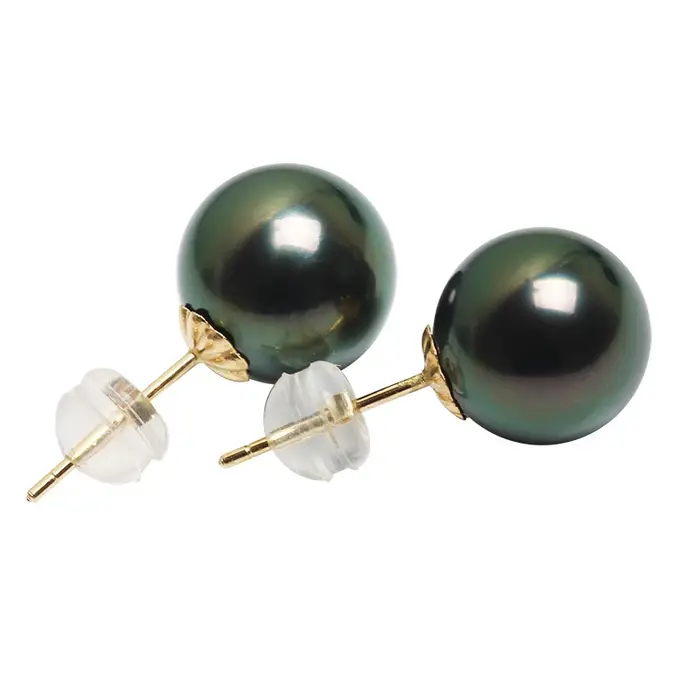 Boucles d'oreilles en perles de Tahitain pour femmes