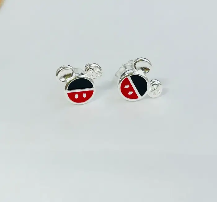 Boucles d'oreilles Anime exquises, pendentifs en argent 925 (canard, lapin, ours en peluche), bracel