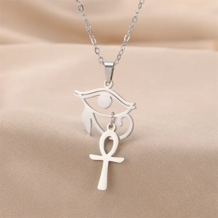 EUEAVAN – collier œil d'Horus pour hommes et femmes