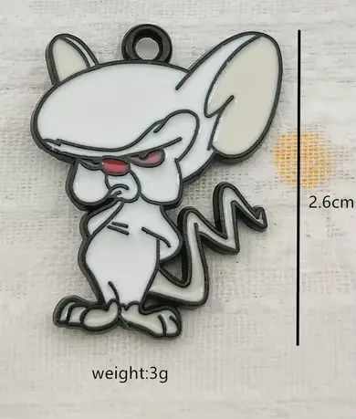 Breloques animaux de dessin animé en alliage métallique doré, 10 pièces, pour la fabrication de bijo