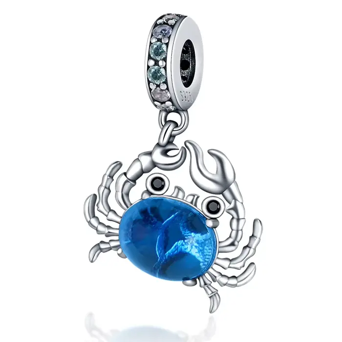 Breloques tortues marines et crabes, perles compatibles avec bracelet de 3 mm, collier pour femme, pendentif, fabrication de bijoux de luxe, cadeaux raffinés, tendance