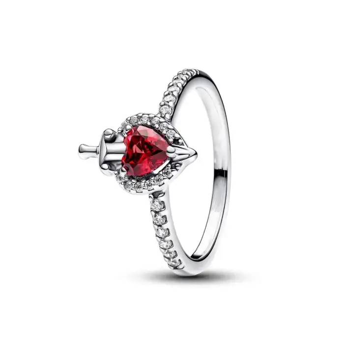 Bague populaire en argent sterling 925% de la série Princesse