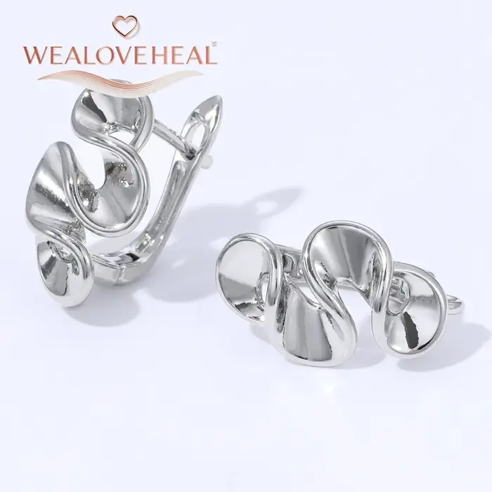 Fil d'oreille à levier en laiton plaqué or 18 carats