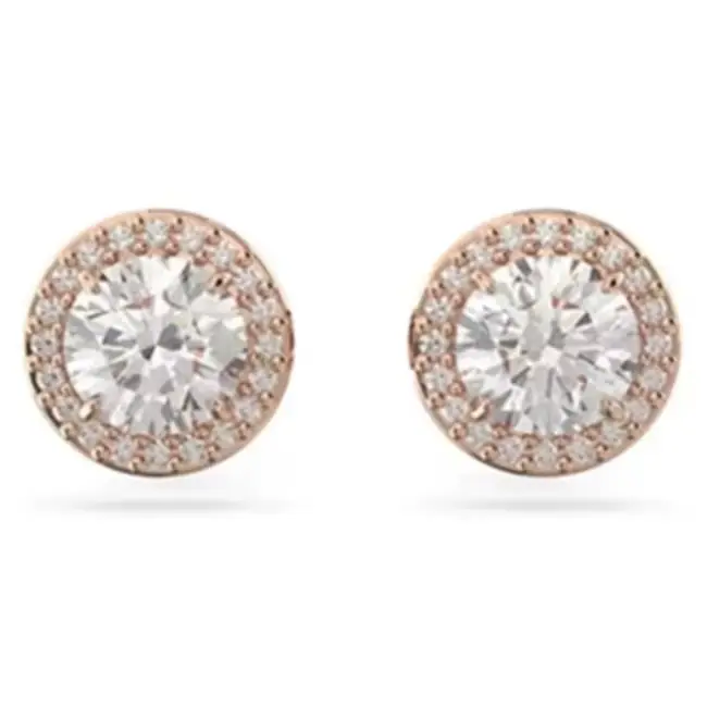 Ensemble Collier, Boucles d'Oreilles et Bracelet en Cristal Rond Diamanté Roman Holiday Classic Happ