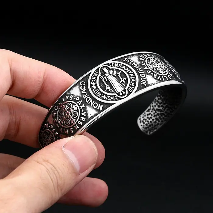 Bracelet exorcisme Vintage Saint benoît pour hommes et femmes