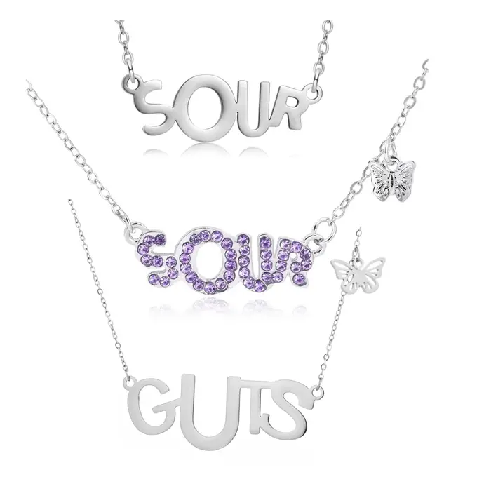 Olivia Sour GUTS-Collier inspiré de la chanteuse pour femme