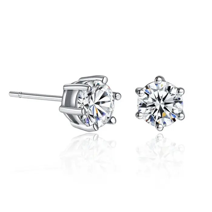 Boucles d'oreilles à clous en cristal pour femmes, délicates, fleur, Piercing, Cartilage, oreille, m