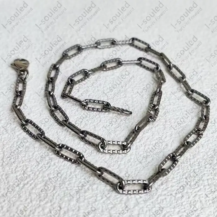 Prolate-Collier en titane massif de type O, JO5.0 mm de large, nouvelle arrivée