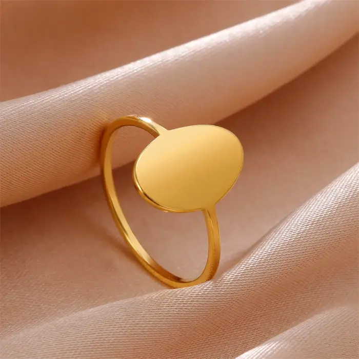 Bague en acier inoxydable pour femmes