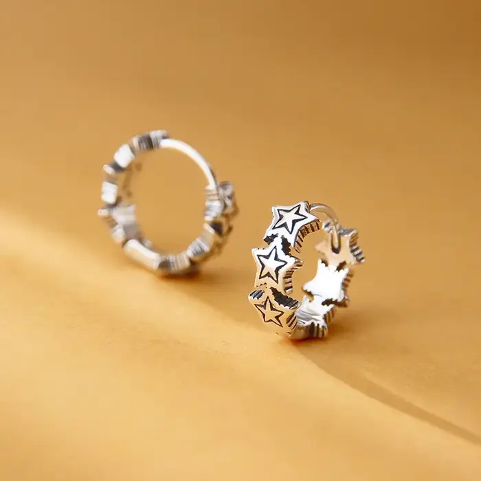 REETI – boucles d'oreilles en argent Sterling 925