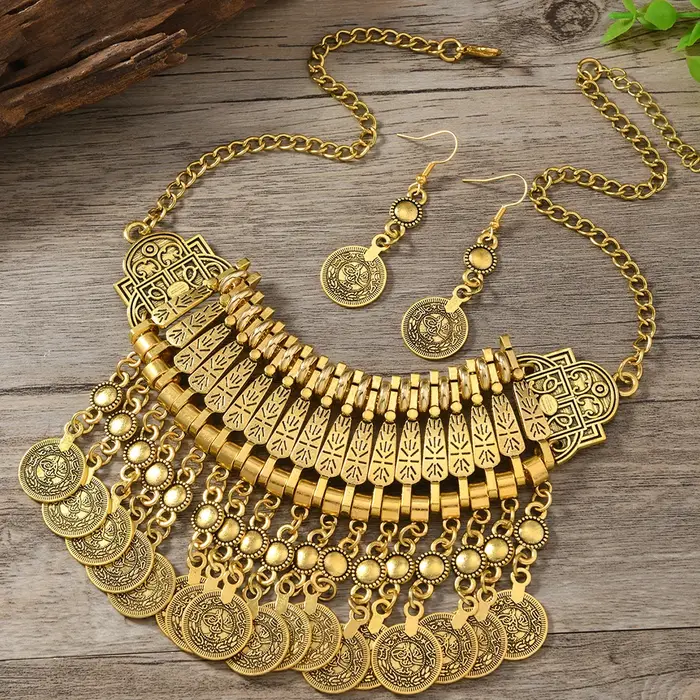 Collier reine égyptienne pour femmes, style palais rétro, design de niche, chaîne de clavicule, acce