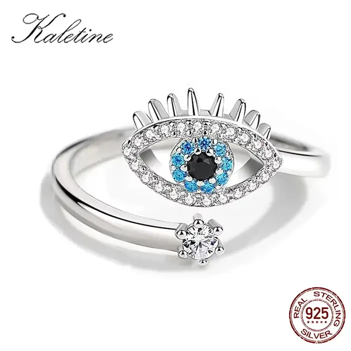 KALETINE – bague œil porte-bonheur en argent Sterling 925