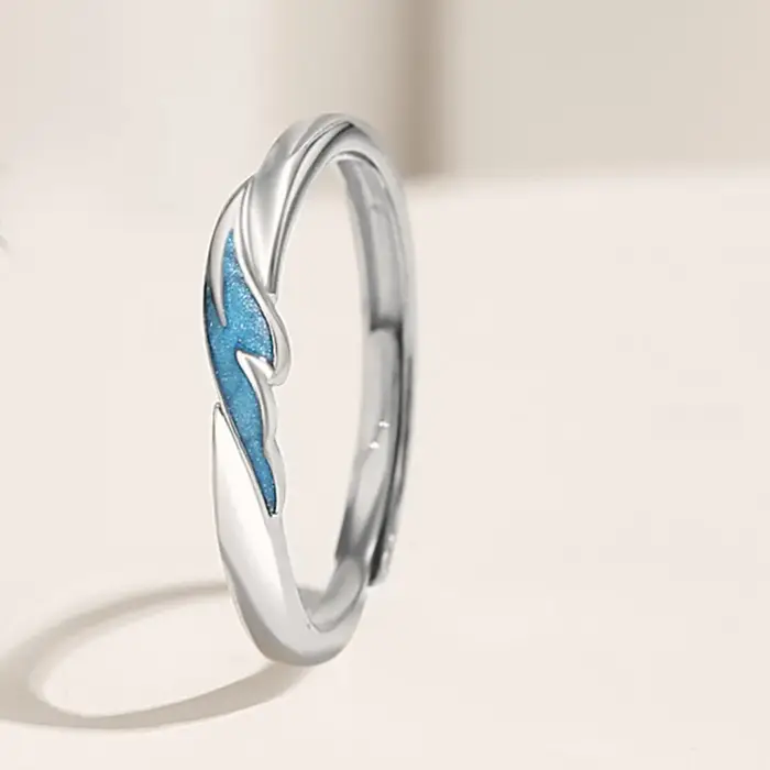 Monkton – bagues de couple en argent Sterling 925 pour femmes et hommes, bague de fiançailles en éma
