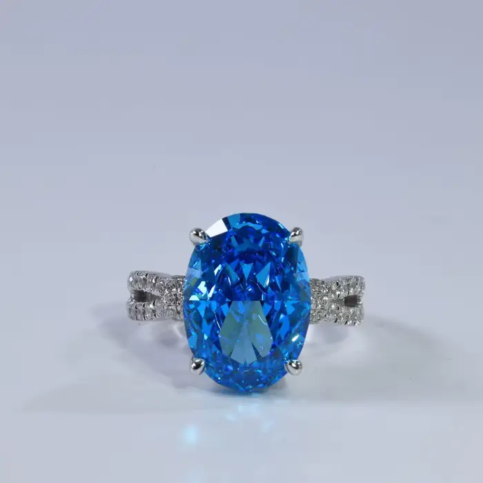 WUIHA – bague de cocktail en argent Sterling 100% 925
