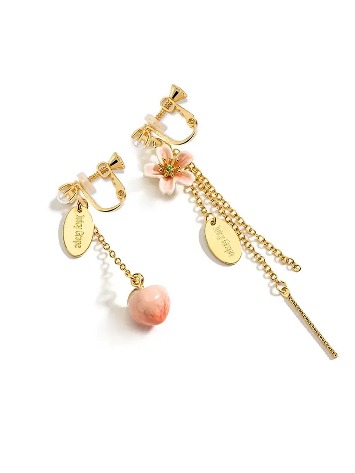 JUICY GRAPE – boucles d'oreilles en argent Sterling S925 pour femmes, bijoux fins de fête en émail, 