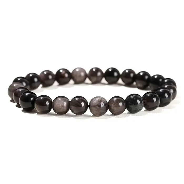 Bracelet de perles en pierre naturelle améthyste œil de tigre cristal quartz agate pierres précieuses pour femmes et hommes bijou de guérison reiki cadeau occassions spéciales