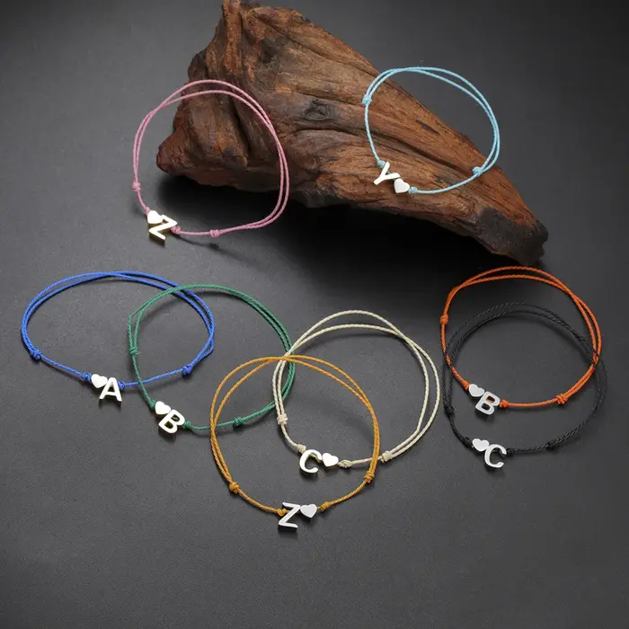 Dawapara – Bracelet à breloques en forme de cœur
