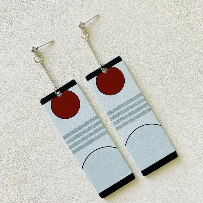 Demon Killer Anime Acrylique Tanjiro Rick Boucles d'Oreilles pour Bol