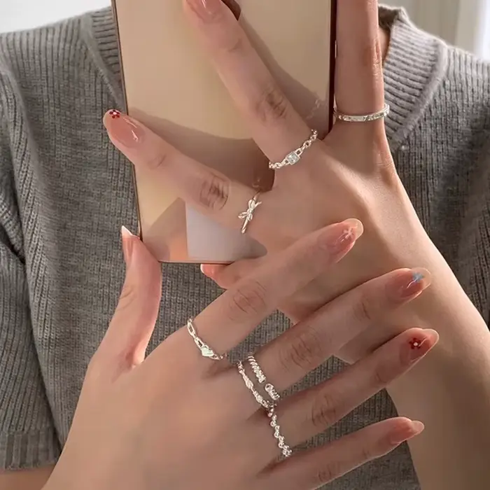 Bague en argent sterling 925 sertie de zirconium blanc vintage pour femme occasions spéciales style mode à la main pour cadeaux d'anniversaire et de fête