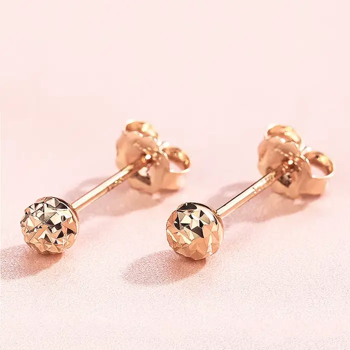 Boucles d'oreilles géométriques brillantes pour femmes