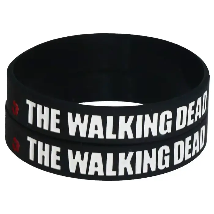 Bracelet de films The Walking Dead, 1 pièce, en Silicone, lettres en relief, bande de sport SH122